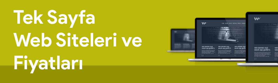 Tek Sayfa Web Sitesi Fiyatları